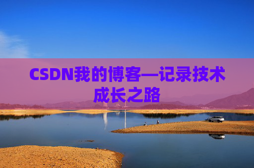 CSDN我的博客—记录技术成长之路